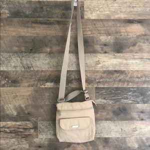 Baggalini Cross Body Nude Travel Bag Purse
